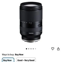Sony E Tamron Camera Lens
