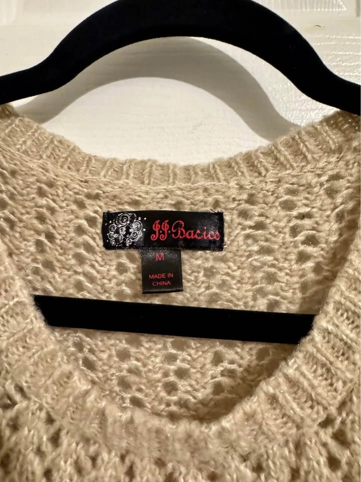 JJ Basics cable-knit pullover sweater / Medium - photo 2