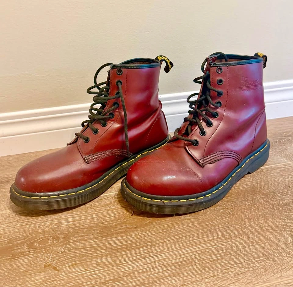 Dr. Martens 1460 Cherry Red Leather Boots