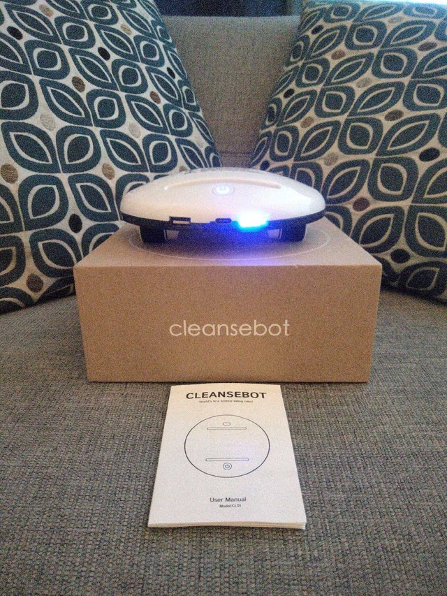 Cleansebot Worlds First Bacteria Killing Robot