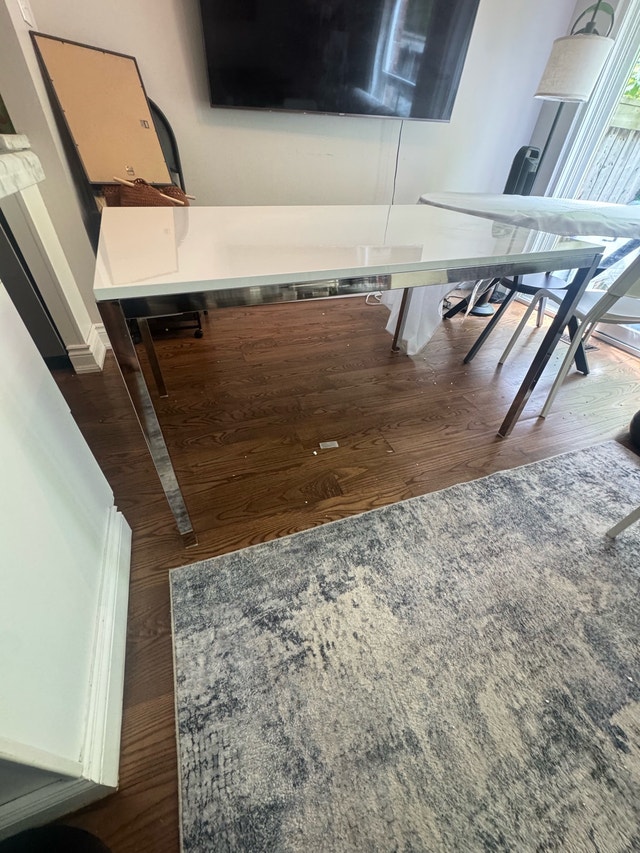 IKEA white Dining table - photo 2