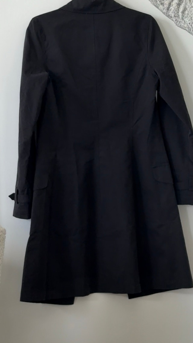 Mexx Black Trench Coat - Size Small - photo 2