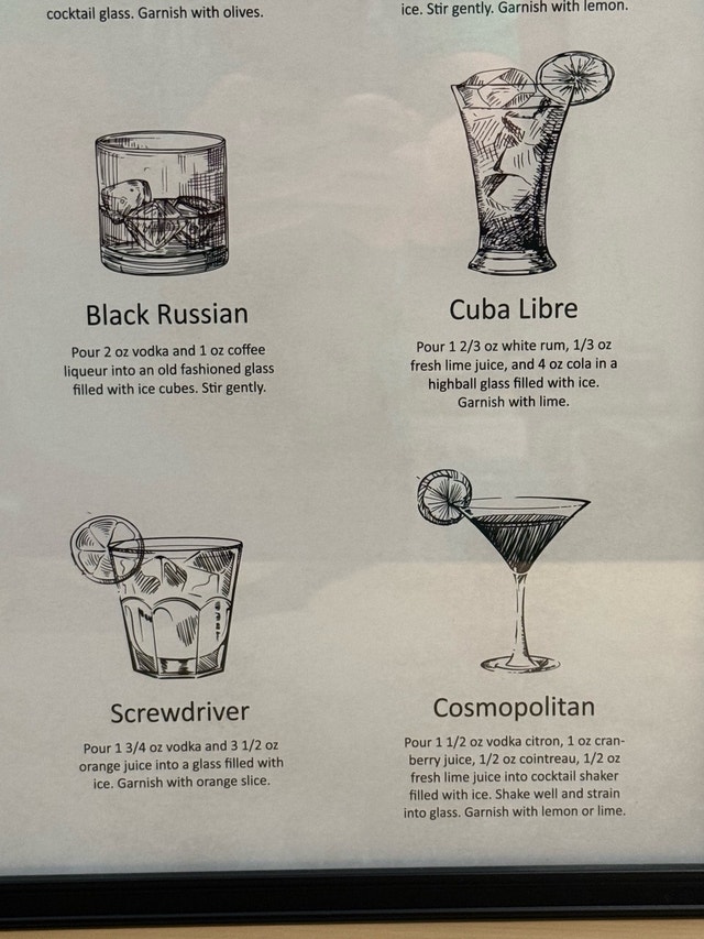 Classic Cocktails Framed Poster - photo 4
