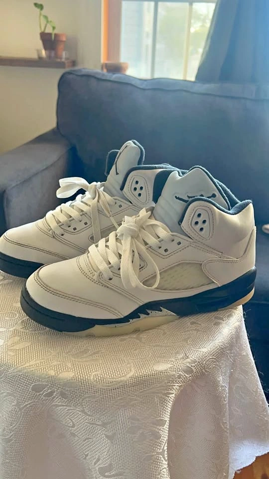 Youth 5Y Air Jordan 5 Retro GS “Oreo”