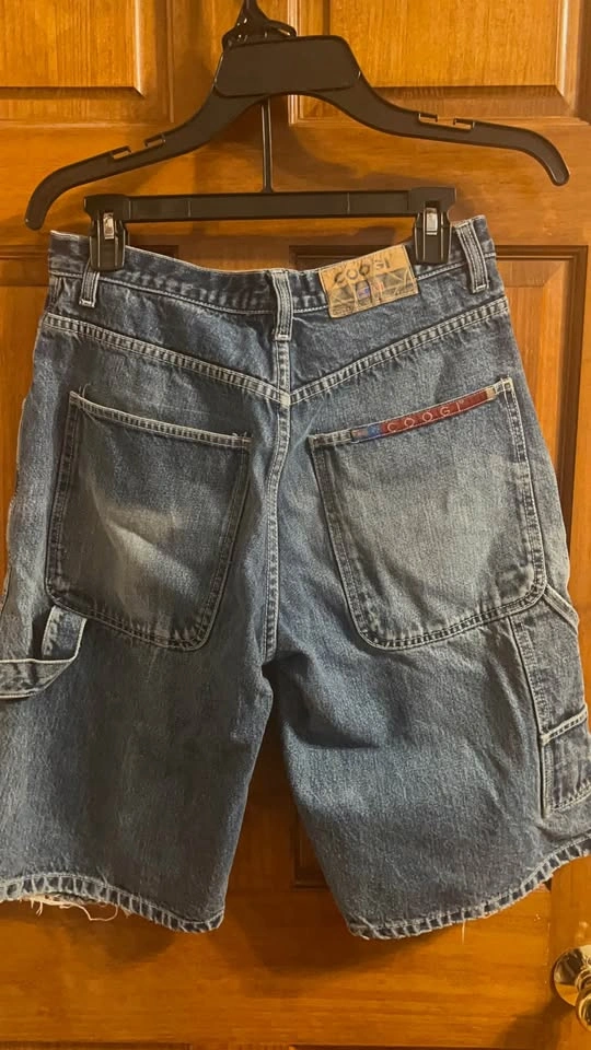 Vintage COOGI Baggy Distressed Carpenter Denim Shorts Size 32 - photo 5
