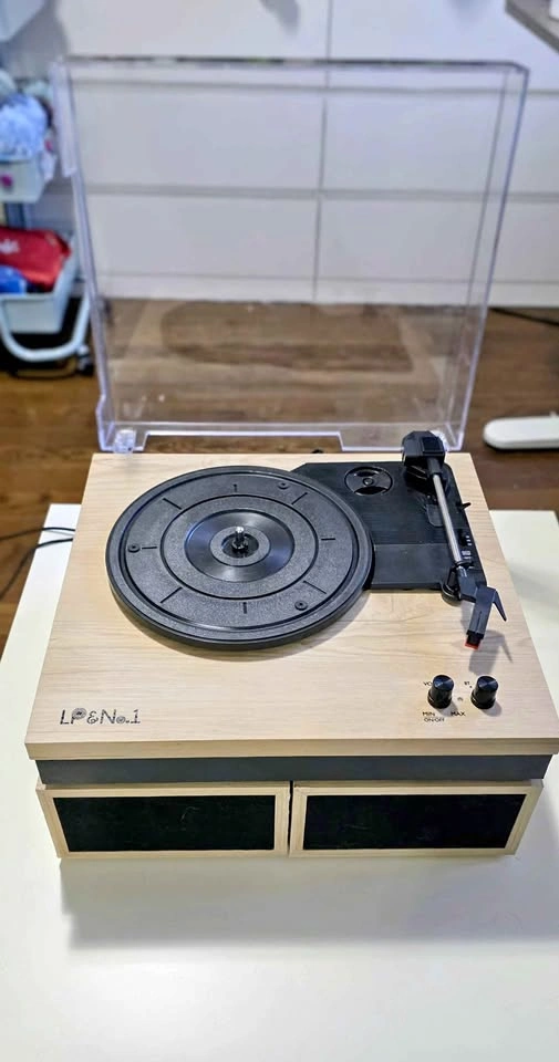 LP&No.1 Bluetooth Record Player with Matching Speakers