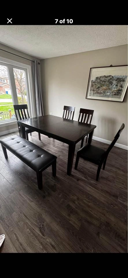 Dining table and chairs - photo 3