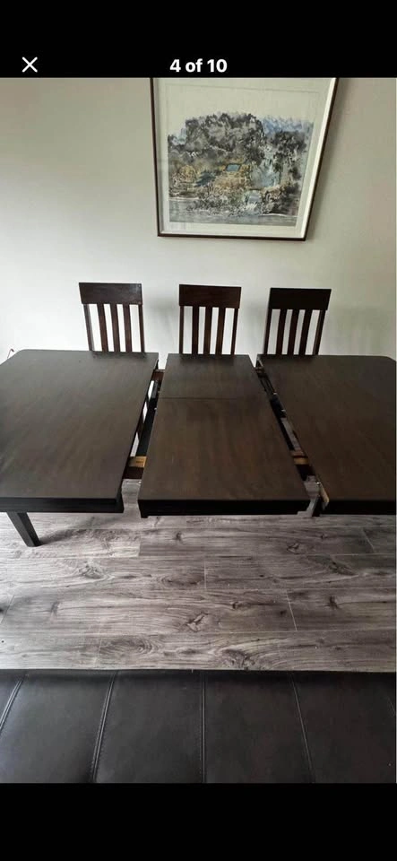 Dining table and chairs - photo 4