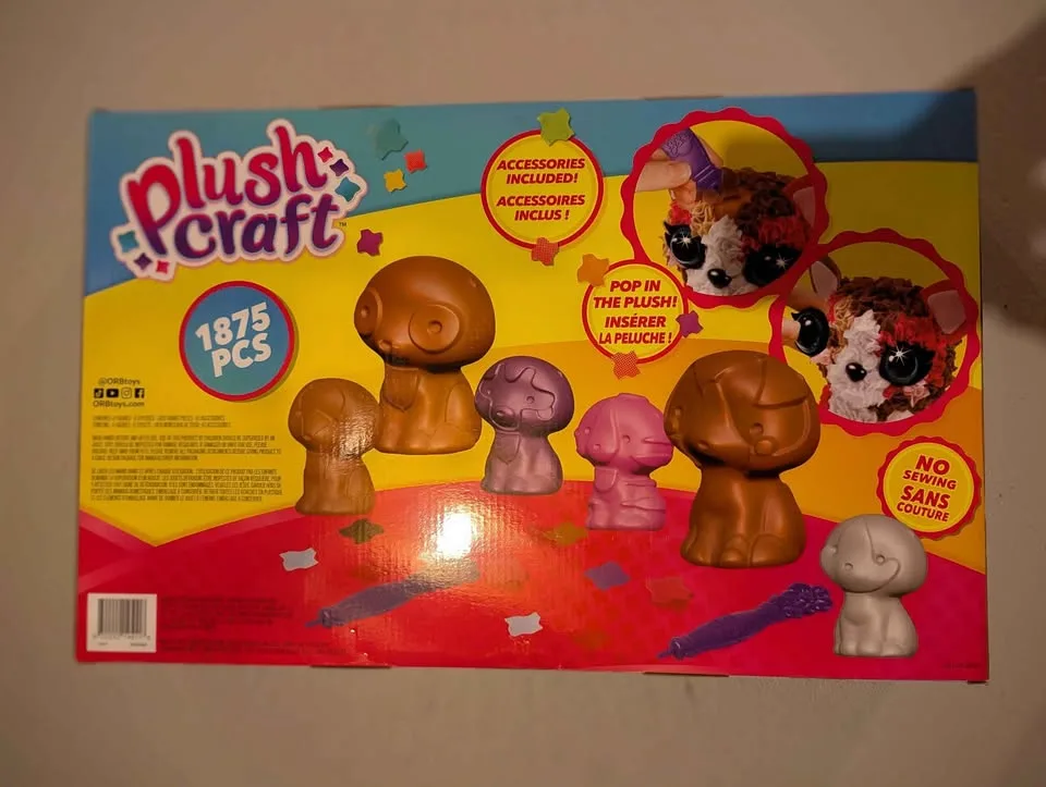 Brand New Plush Craft 3D Pet Craft Kit, Set of 6 image indicator(2)