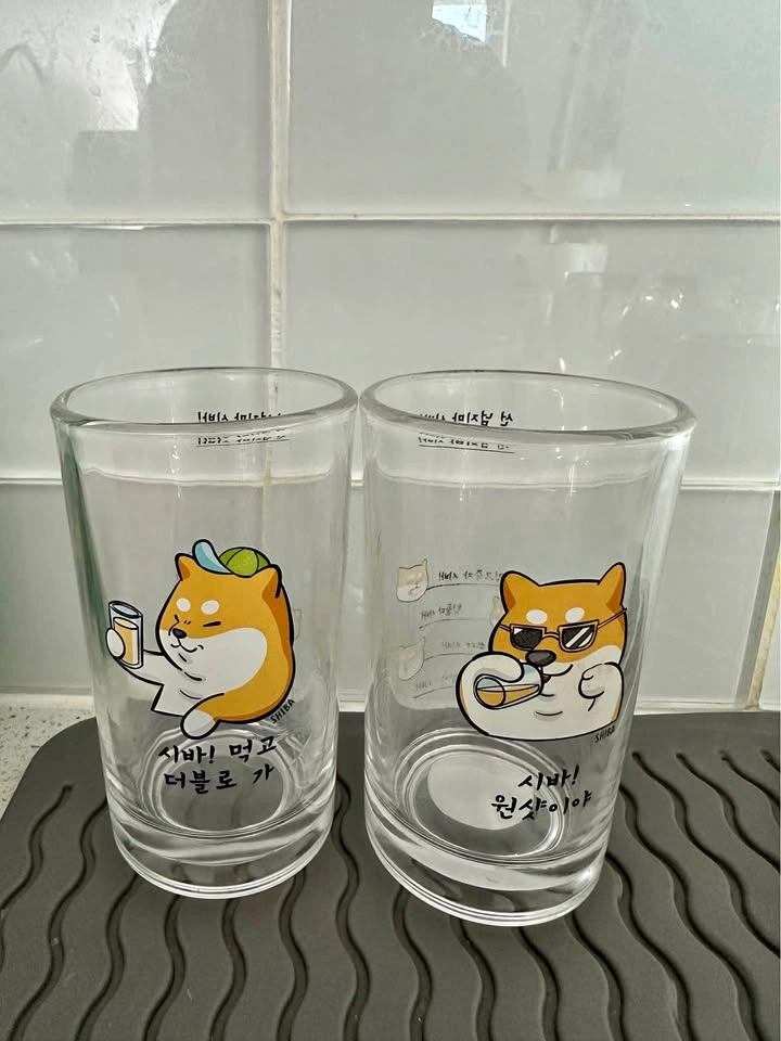 Shiba Inu Beer Cup Korean