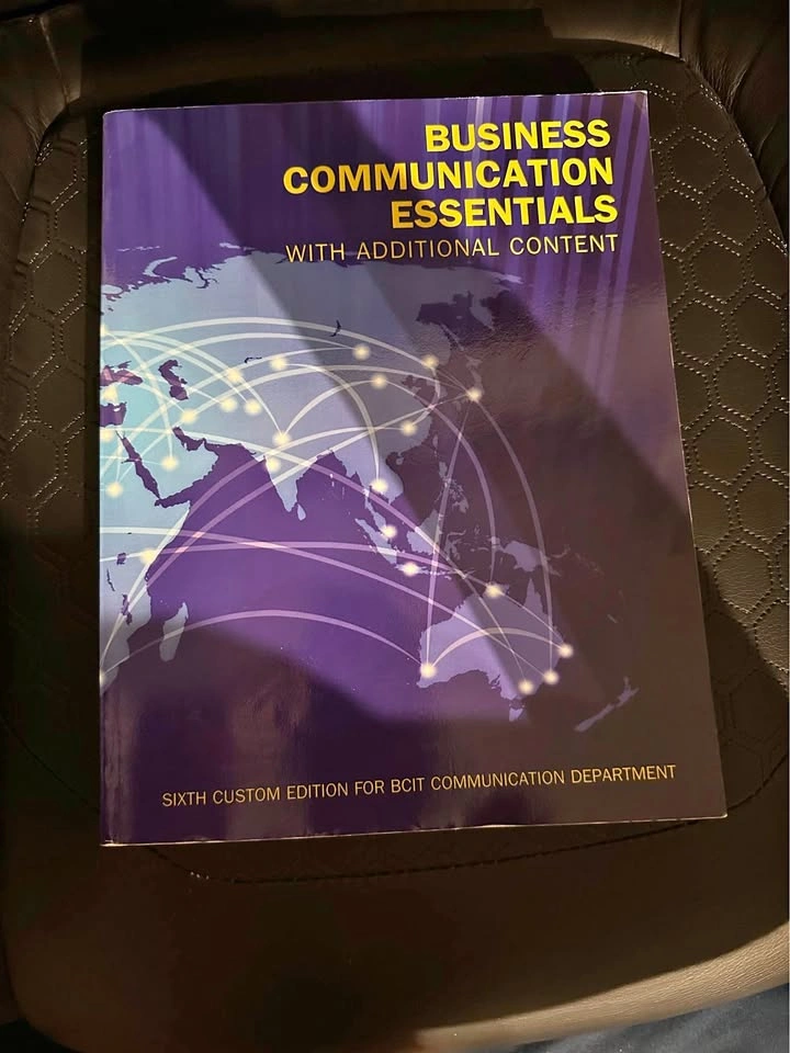 COMM 2202 - Business Communications Essentials (BCIT)