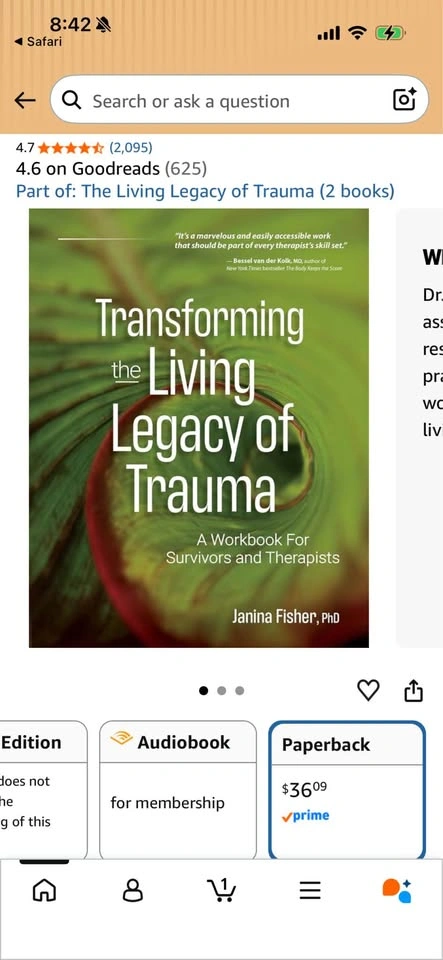 Transforming the Living Legacy of Trauma: A Workbook for Survivo - photo 3