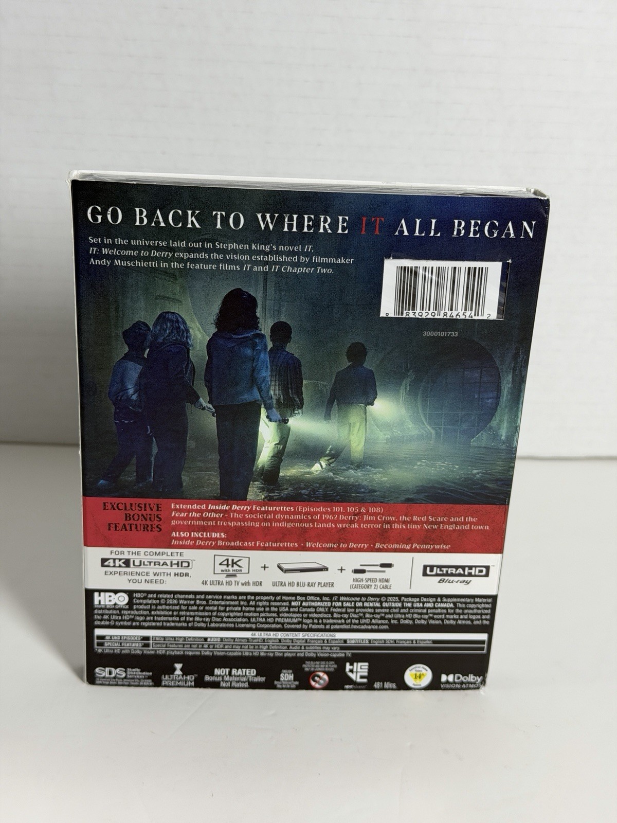 It: Welcome to Derry The Complete First Season 4K UHD Brand New - photo 2