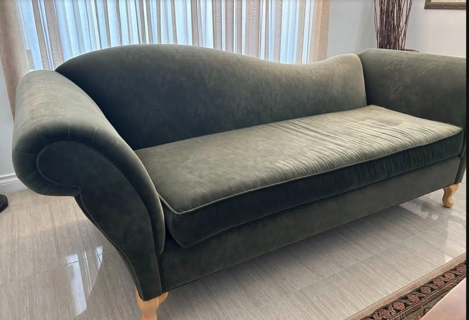 Olive Green Couch - photo 2