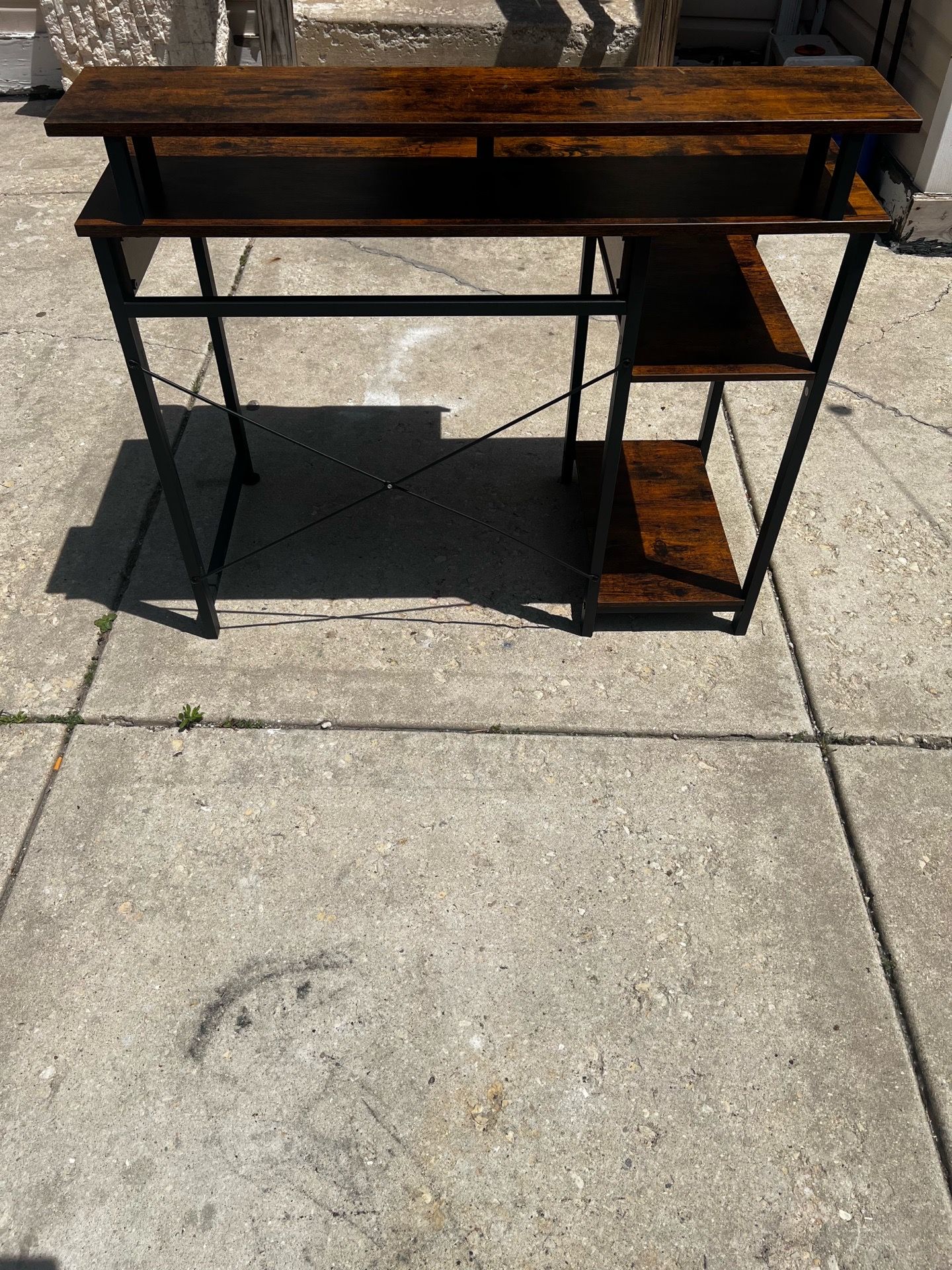 Computer Desk w/ Monitor Stand, Drawer & Shelf - photo 4