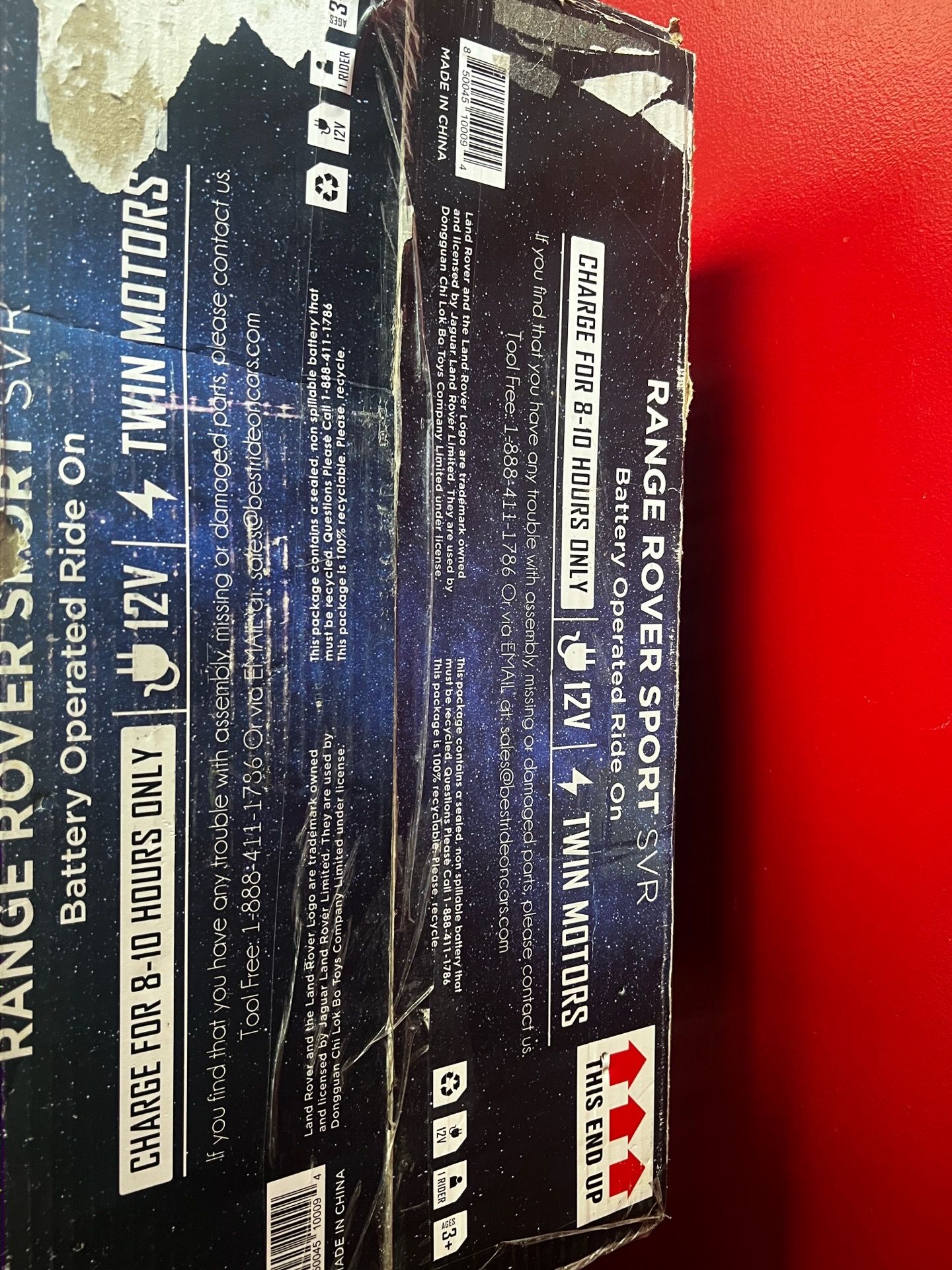 12V Licensed Range Rover Sport SVR Kids Ride On Car - photo 2
