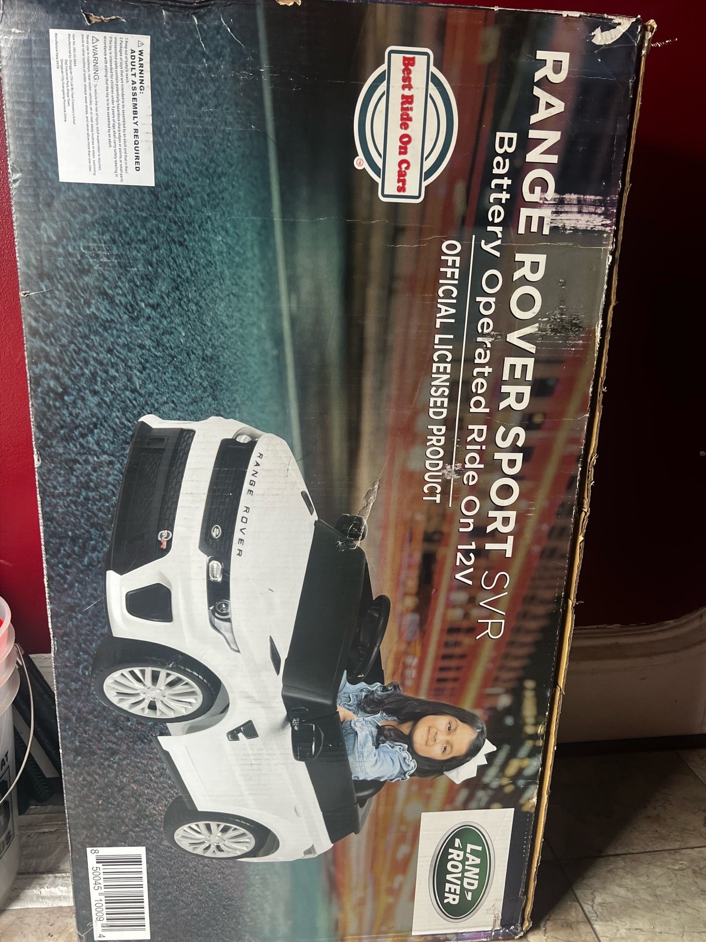 12V Licensed Range Rover Sport SVR Kids Ride On Car - photo 4