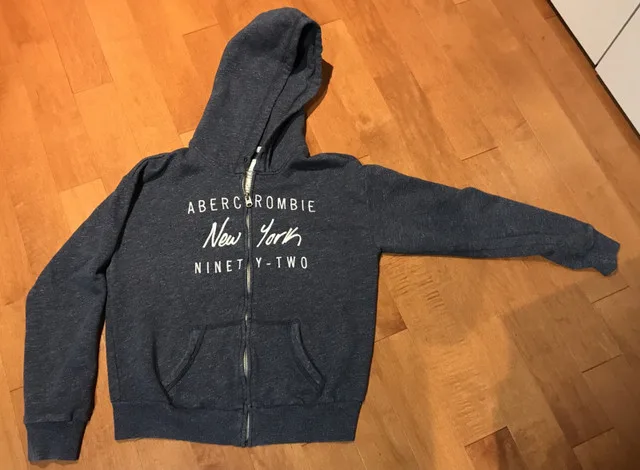 Abercrombie & Fitch Dark Grey Hoodie thumbnail