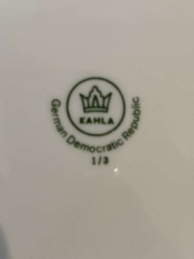 Vintage Kahla Porcelain Side Plates Fruits & Nuts - photo 3