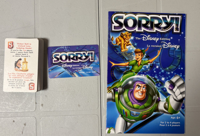 Sorry Disney Edition 2001 - photo 3