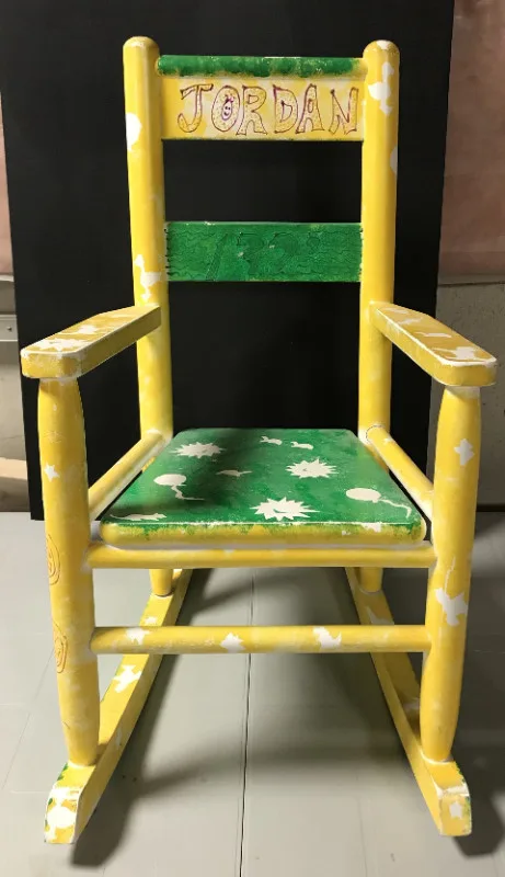 Custom Made Child Rocking Chair “Jordan” thumbnail