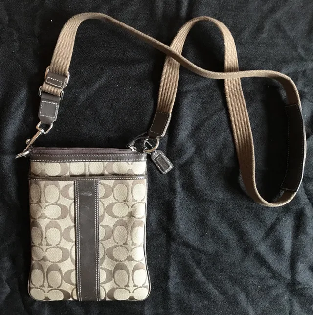 Coach Brown Crossbody Purse thumbnail