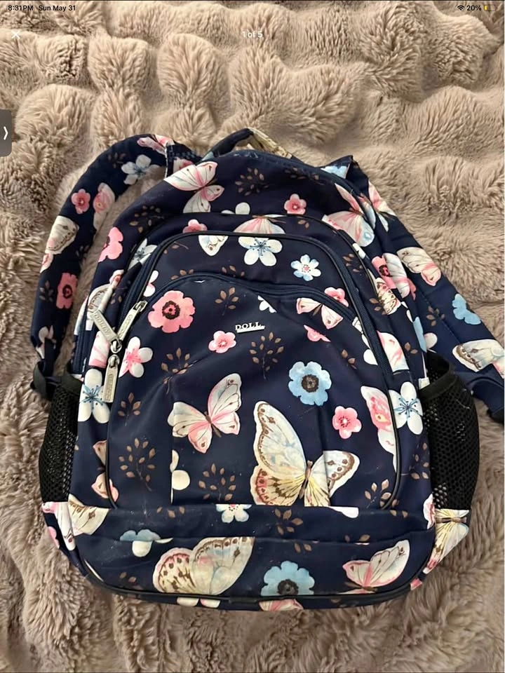 Girl's Backpack with 4 Large Compartments