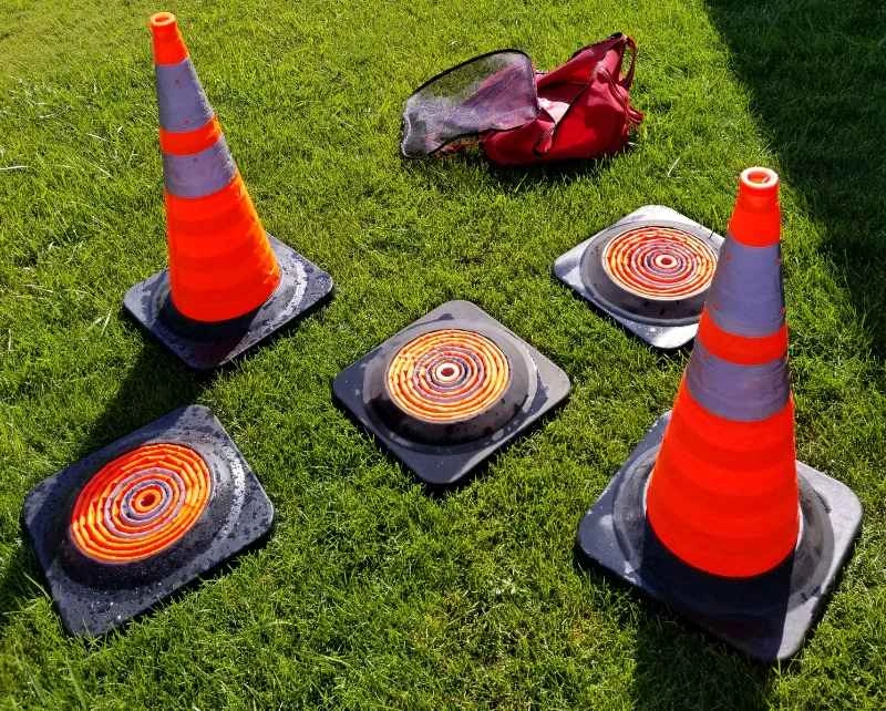 5 - 30" Collapsible Traffic Cones w/ Bag - photo 5