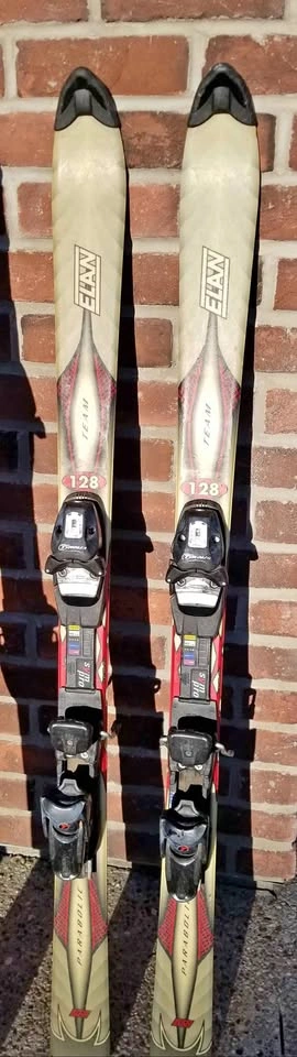 128 CM SKIS WITH BINDINGS!!