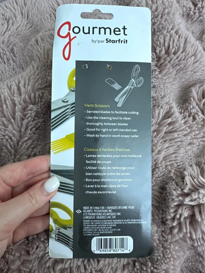 Herb scissors Gourmet by Starfrit - new, never used - photo 2