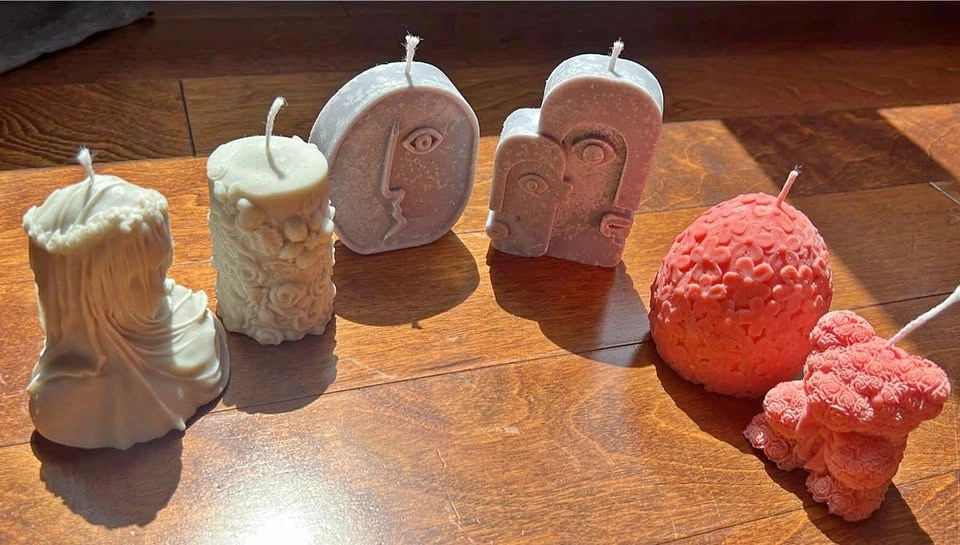 Handmade Soy Wax Candle Sets (Set of 3 / Total 6 Pieces)