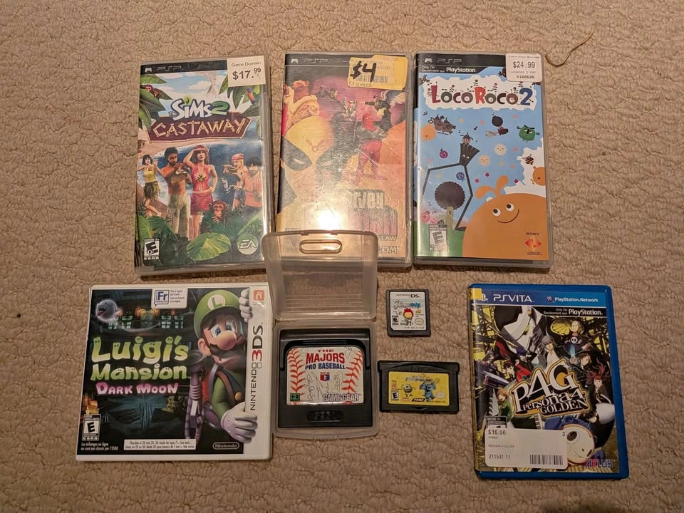 Retro Handheld Games - Various Systems