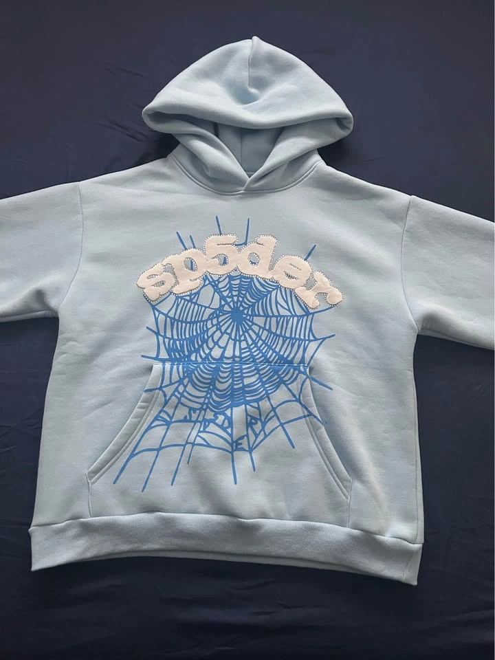 Light blue spider hoodie - photo 2