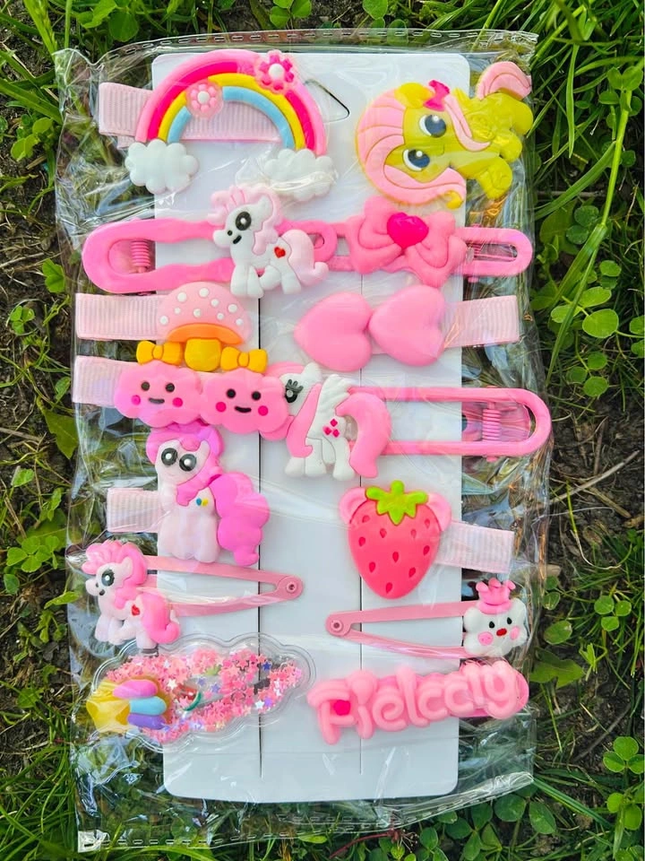 Kids Hair Clips – 14pcs Set