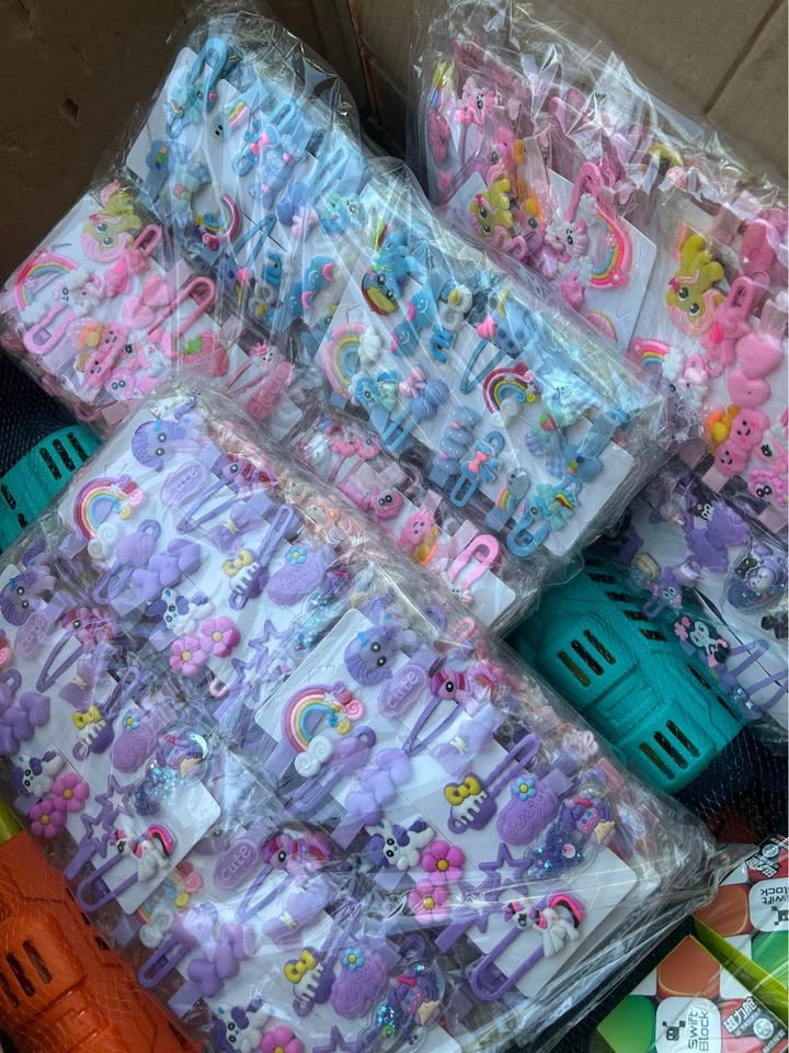 Kids Hair Clips – 14pcs Set - photo 4