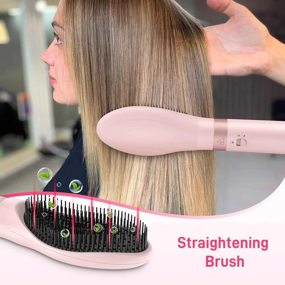 MESCOMB 5-in-1 Dual Voltage Hair Dryer Brush (Pink) - photo 2