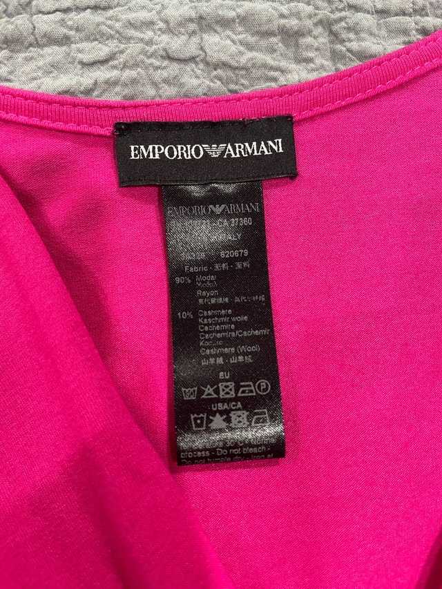 Emporio Armani Pink partly Cashmere Dress - photo 2