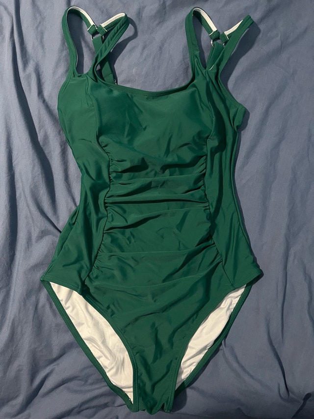 Cute Dark Green Swimsuit