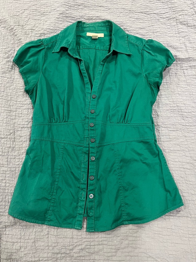 Banana Republic Short Sleeve Blouses Size S
