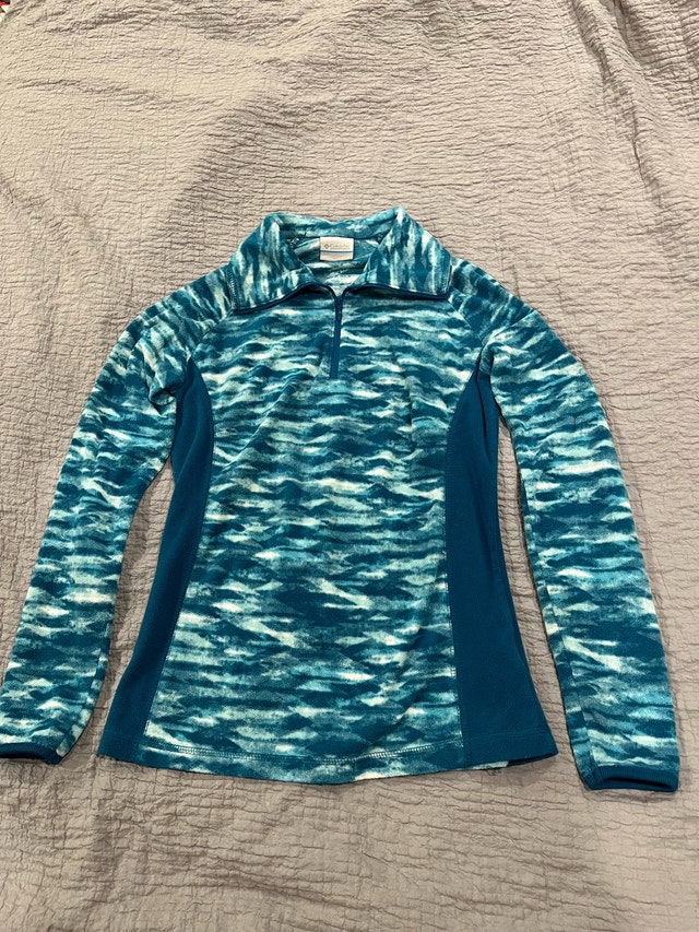 Columbia Size S fleece quarter zip pullover