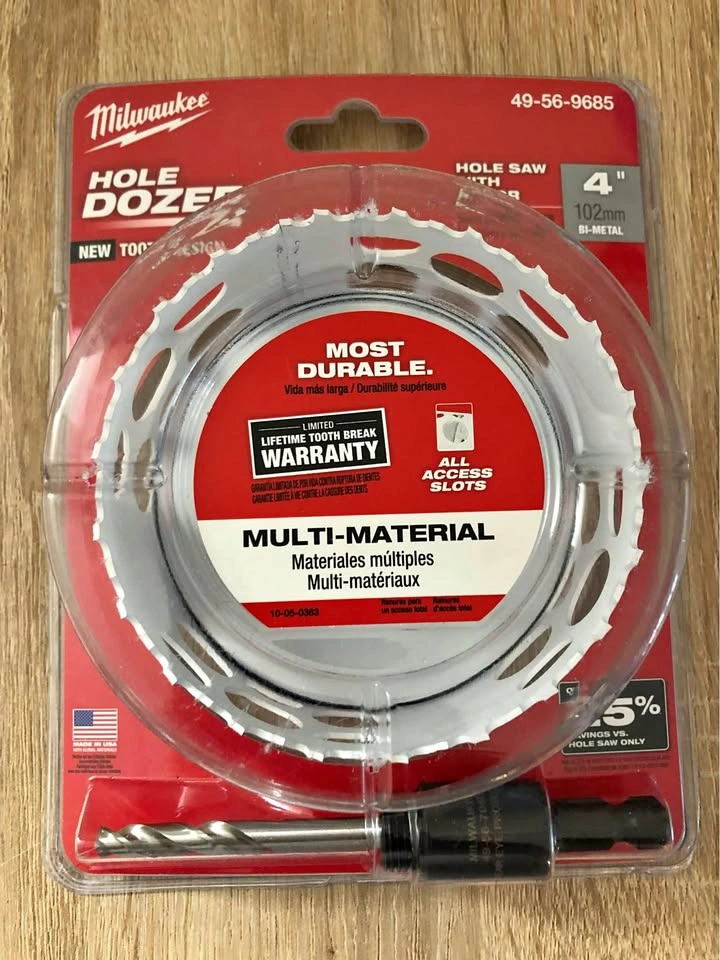 Milwaukee 4 in. Hole Dozer Bi-Metal Hole Saw