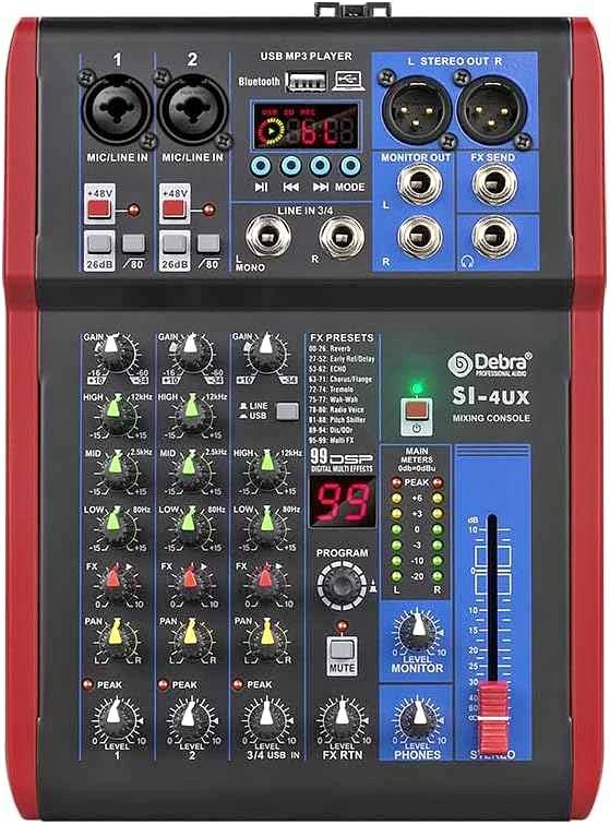 Debra Audio Pro 4-Channel Mixer (SI-4UX)