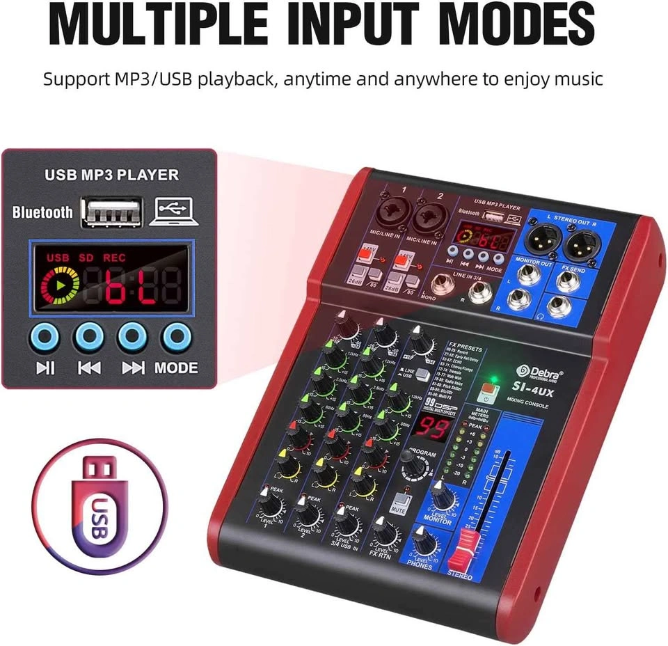 Debra Audio Pro 4-Channel Mixer (SI-4UX) - photo 3