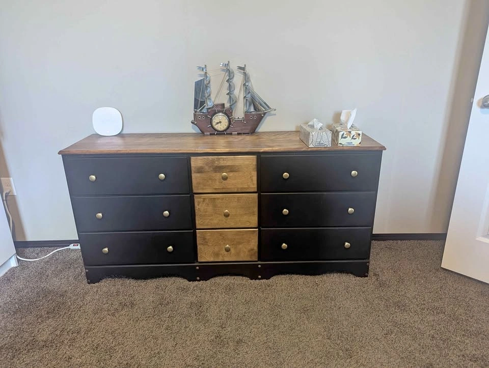 Refurbished Solid Wood Dresser
