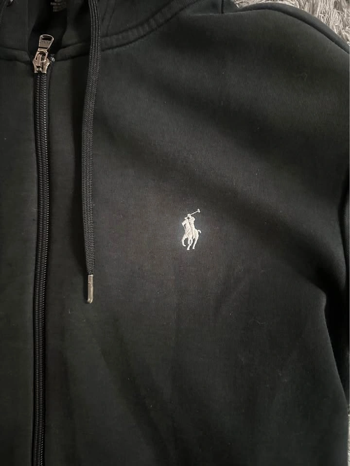 Black Polo Ralph Lauren Hoodie - Size Medium Mens - photo 2