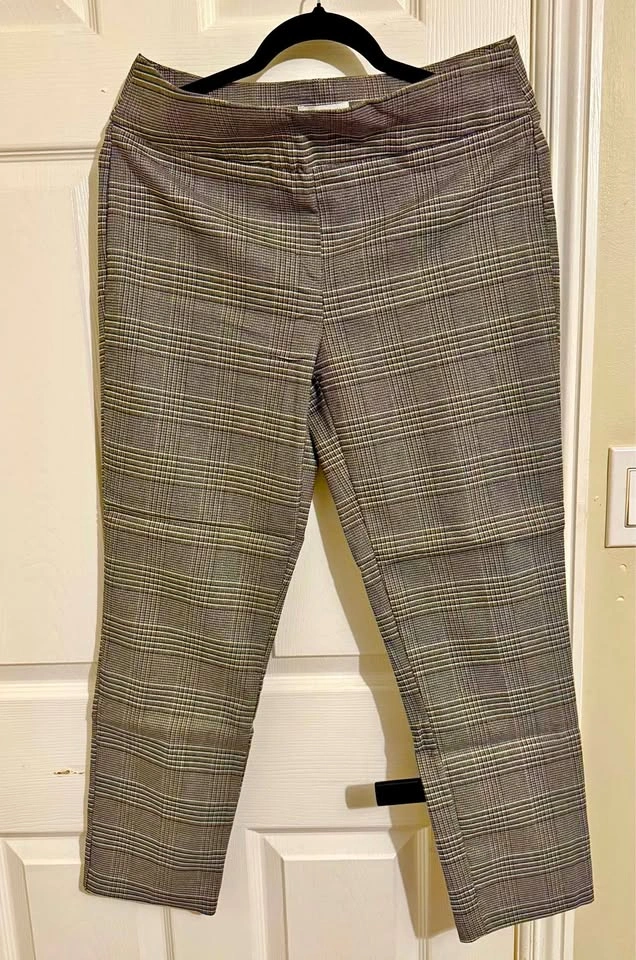 Plaid dress pants