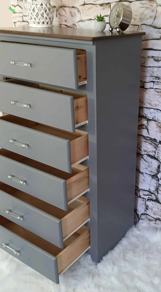 Pine Tallboy Dresser - photo 4