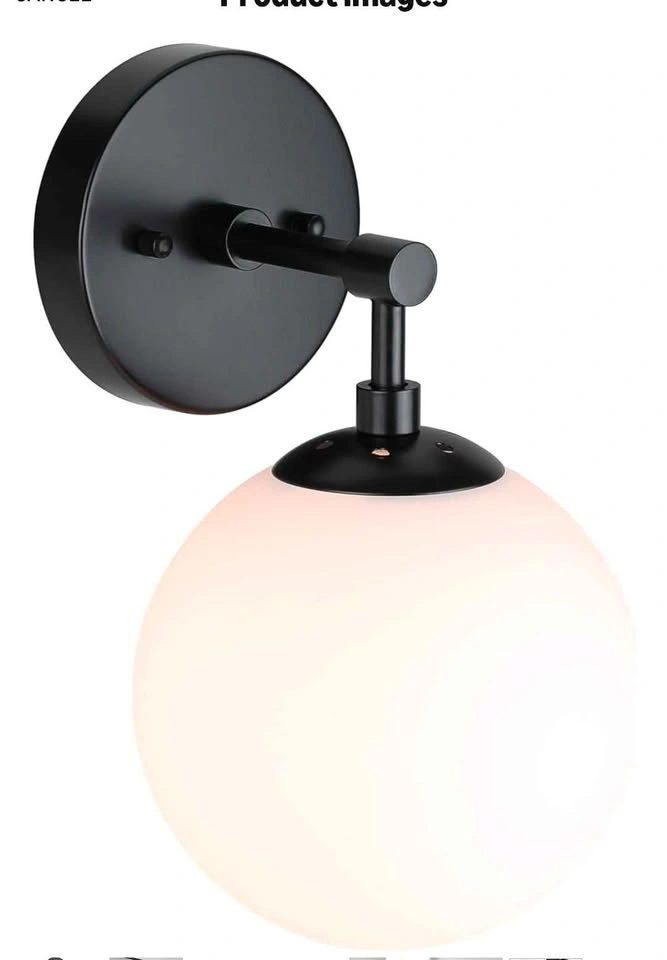 Modern Black LED Wall Sconce w/ Remote & USB - photo 2