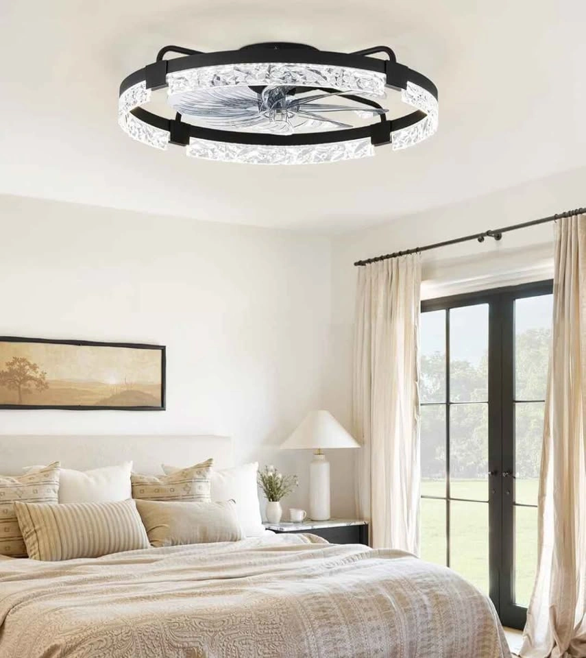 24 Inch Low Profile Ceiling Fan with Light & Remote - photo 5
