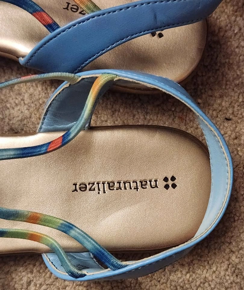 Naturalizer Brave Multi-Color Elastic Strap Sandals Size 9.5M - photo 3